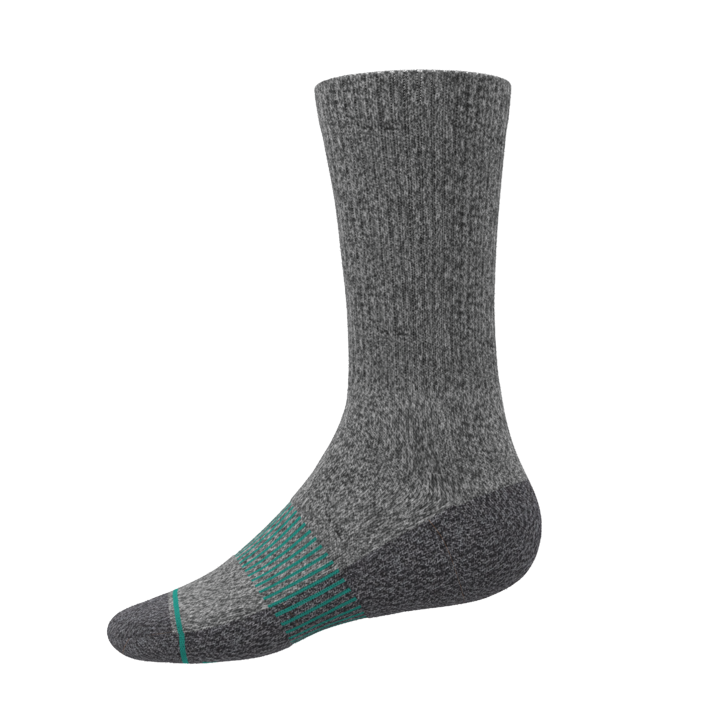 The Intramural Champ | Gray Stay Weird Heel Hammock™ Crew Socks