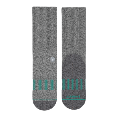 The Intramural Champ | Gray Stay Weird Heel Hammock™ Crew Socks