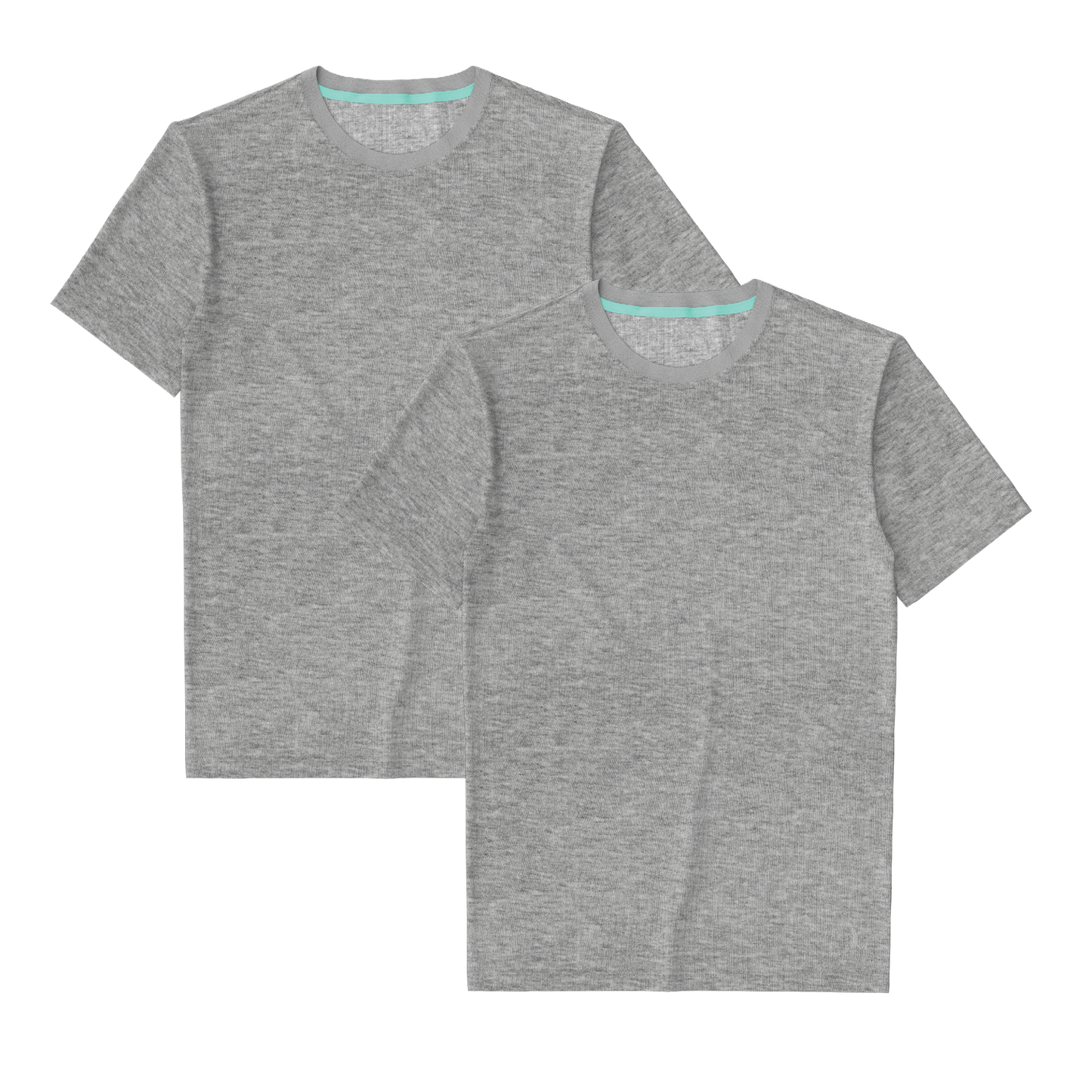 The Everyman™ Tee - Heather Grey 2 Pack | T-Shirt For Men 2 Pack ft. Super Stupid-Soft™ Fabric