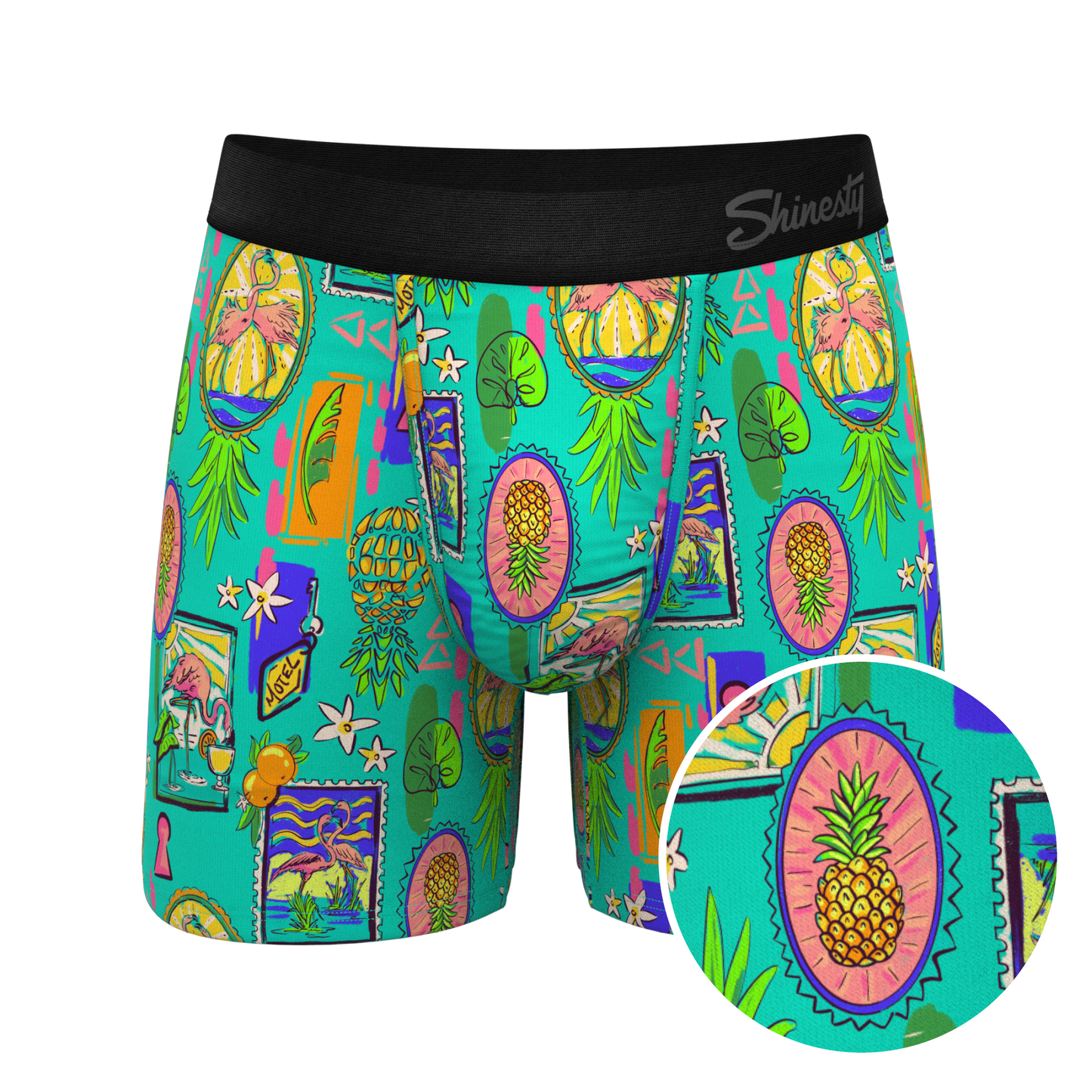 The Island Time | Pineapple Scene Ball Hammock® Pouch Underwear