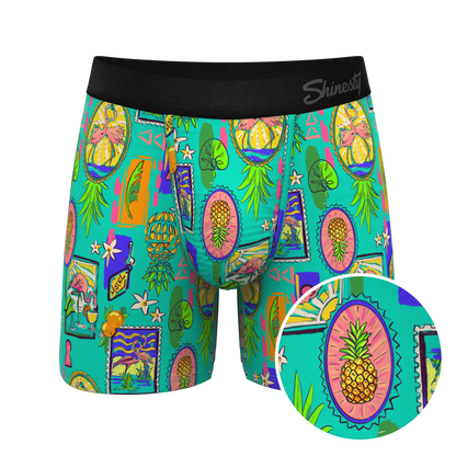 The Island Time | Pineapple Scene Ball Hammock® Pouch Underwear