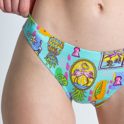 The Island Time | Pineapple Scene Modal Bikini Underwear