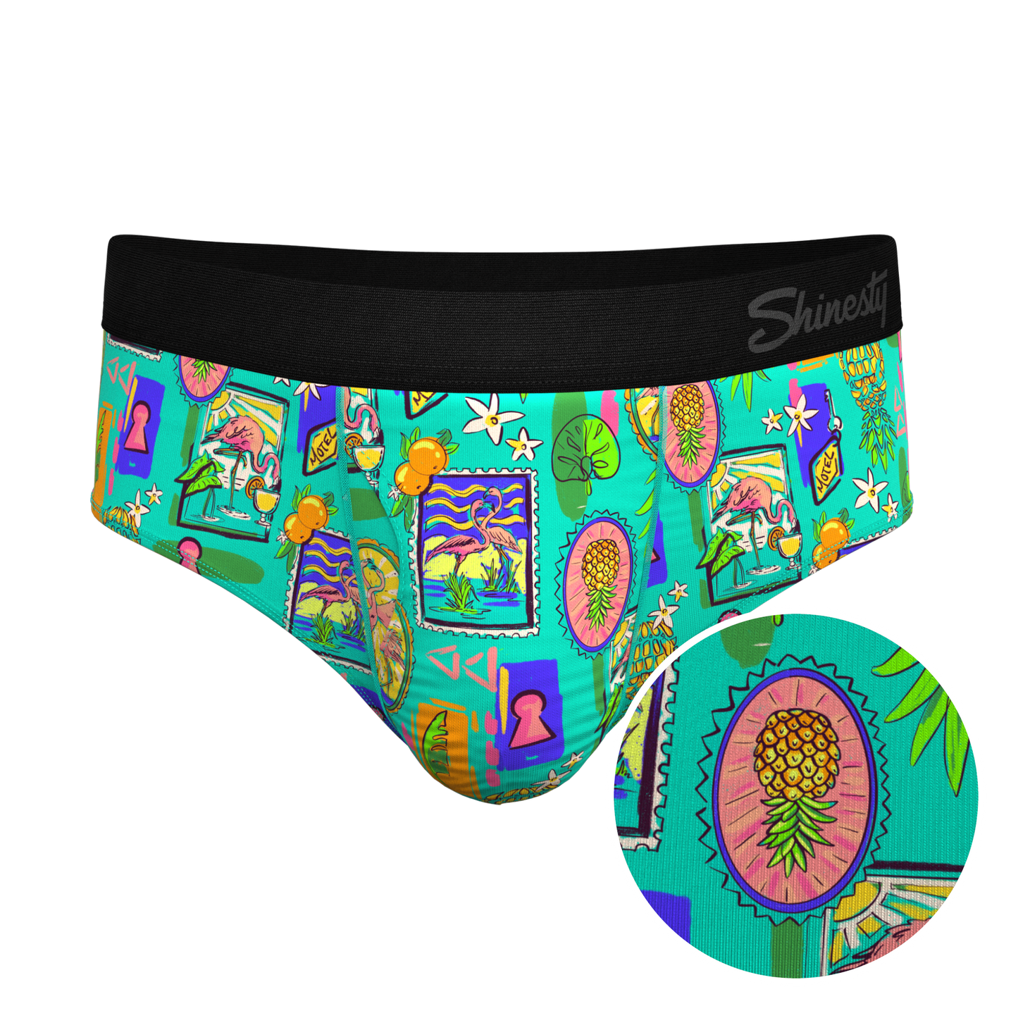 The Island Time | Pineapple Scene Ball Hammock® Pouch Underwear Briefs