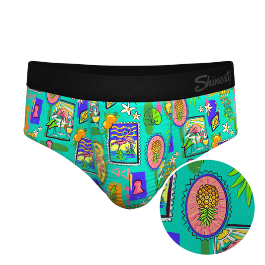 The Island Time | Pineapple Scene Ball Hammock® Pouch Underwear Briefs