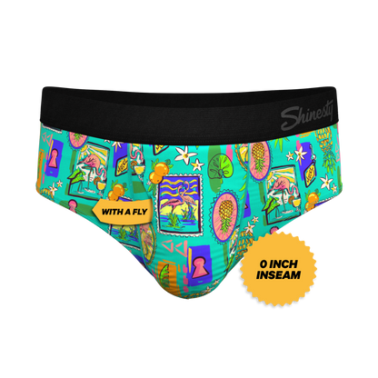 The Island Time | Pineapple Scene Ball Hammock® Pouch Underwear Briefs