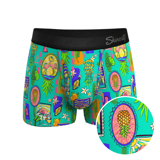 The Island Time | Pineapple Scene Ball Hammock® Pouch Trunks Underwear