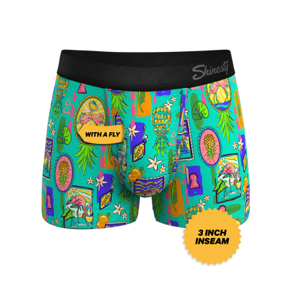 The Island Time | Pineapple Scene Ball Hammock® Pouch Trunks Underwear