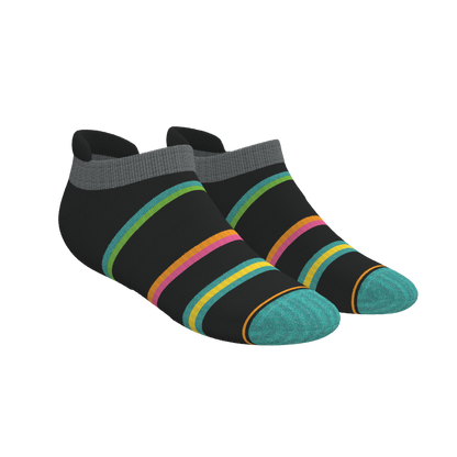 Solid and Pattern Mix Pack | Tropical and Solids Heel Hammock™ Ankle Socks 3 Pack