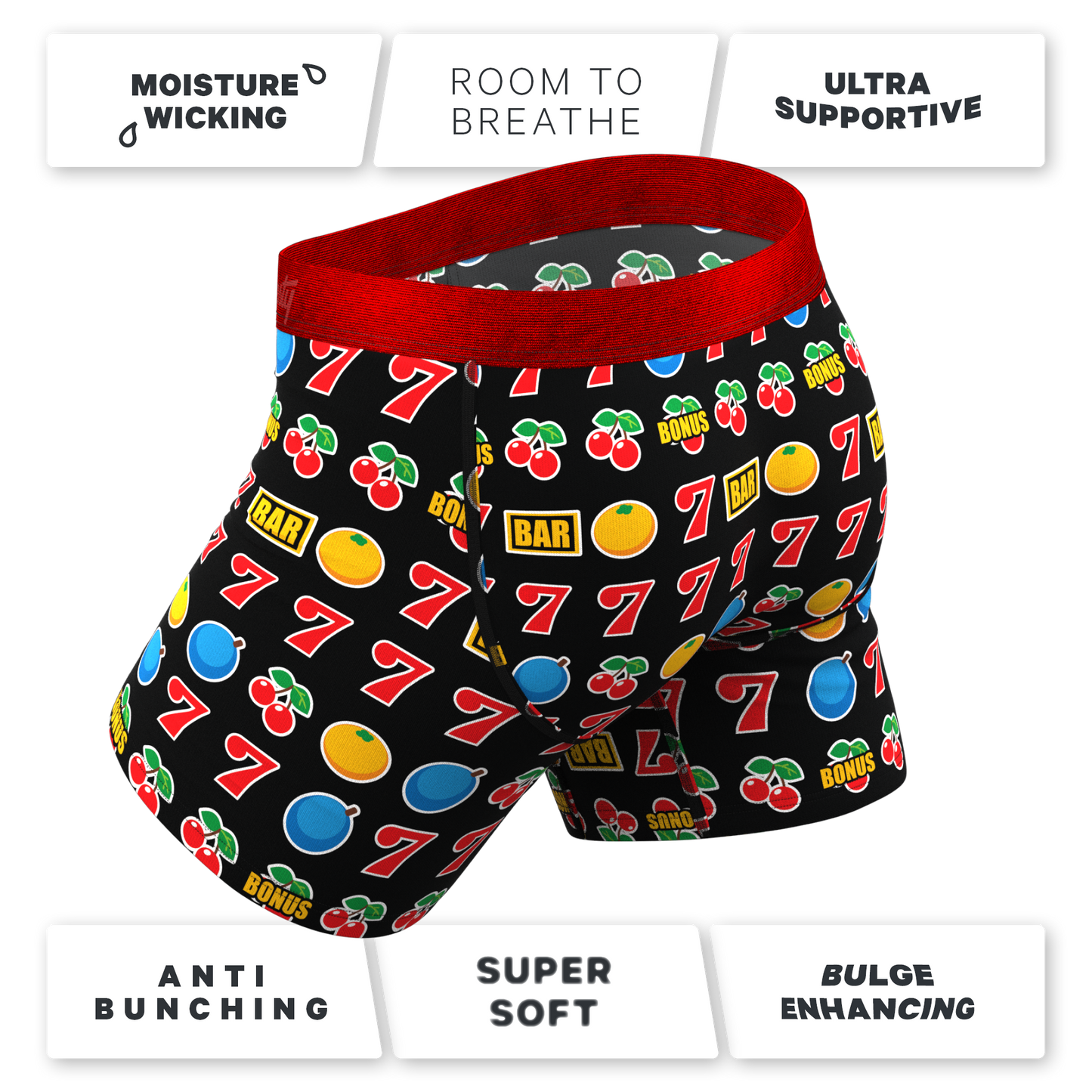 The Apex Jackpot  | Slot Machine Ball Hammock® Pouch Underwear