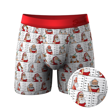 The Jailbird | Mugshot Santa Ball Hammock® Pouch Underwear