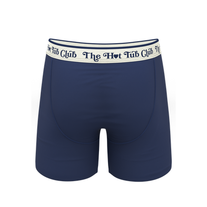 The Jet Set | Hot Tub Club Navy Ball Hammock® Pouch Underwear With Fly