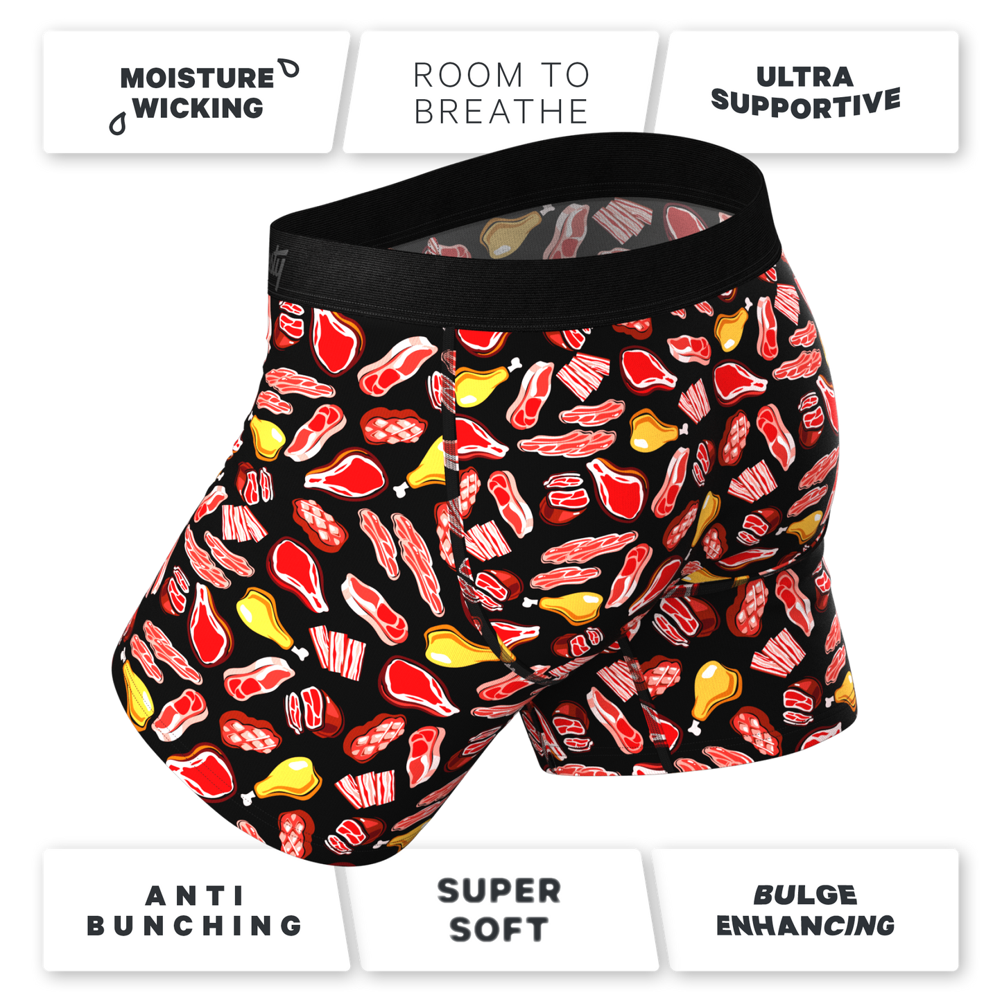 The Juicy Loins | Meat Ball Hammock® Pouch Underwear With Fly