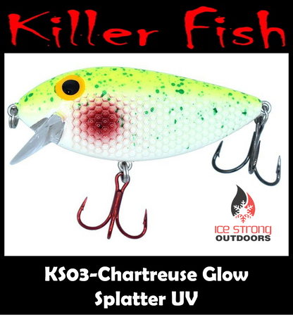 NEW!!!  Killer Fish - Rattling Shallow Diver UV