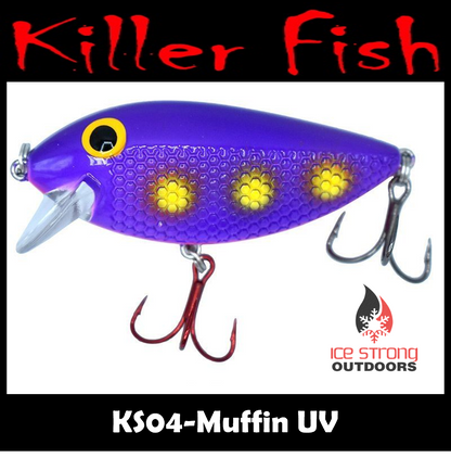 NEW!!!  Killer Fish - Rattling Shallow Diver UV