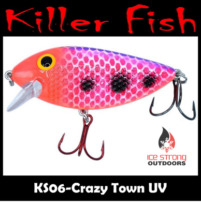 NEW!!!  Killer Fish - Rattling Shallow Diver UV