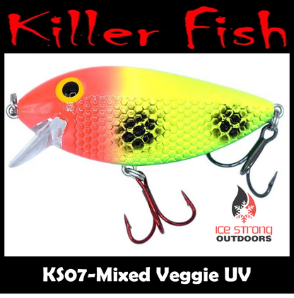 NEW!!!  Killer Fish - Rattling Shallow Diver UV