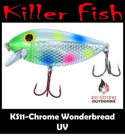 NEW!!!  Killer Fish - Rattling Shallow Diver UV