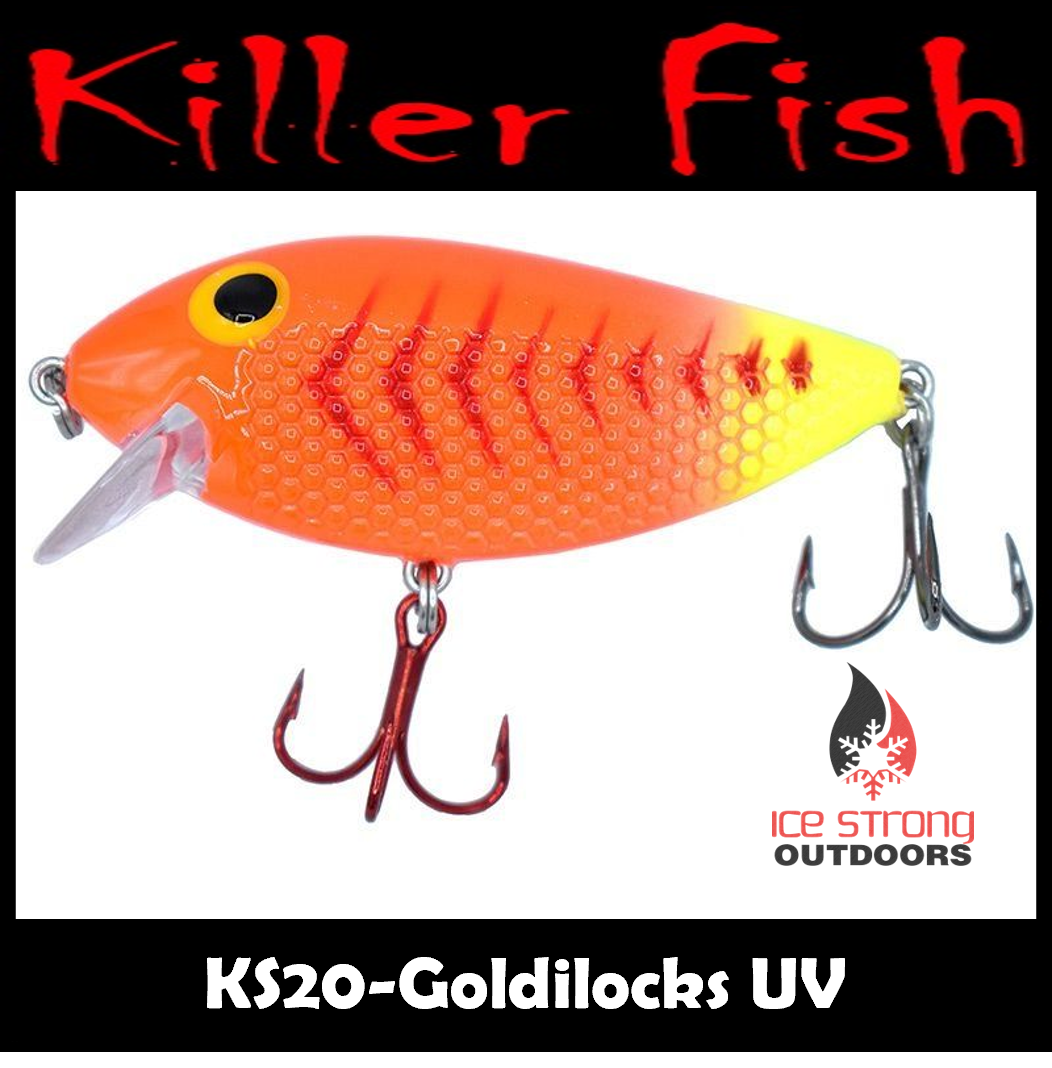 NEW!!!  Killer Fish - Rattling Shallow Diver UV