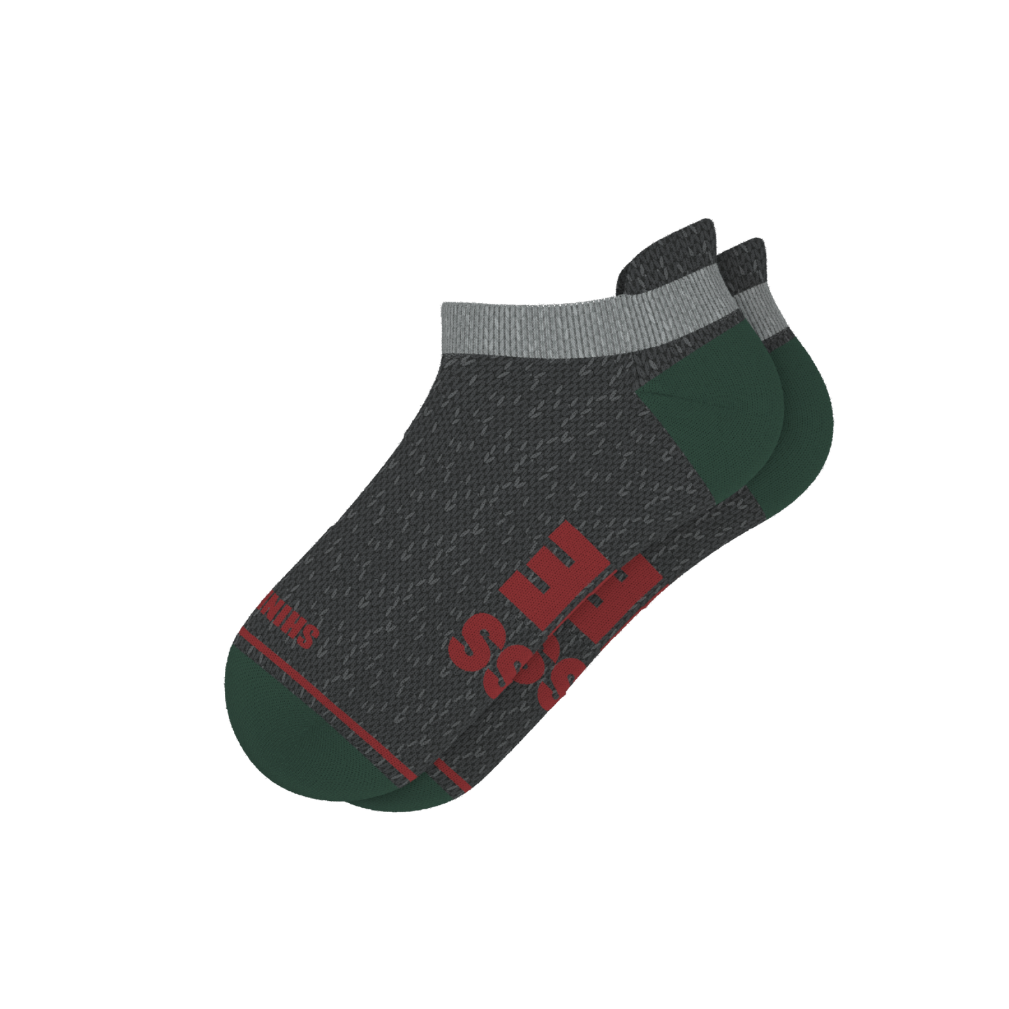 The Kiss Me There | Mistletoe Heel Hammock™ Ankle Socks