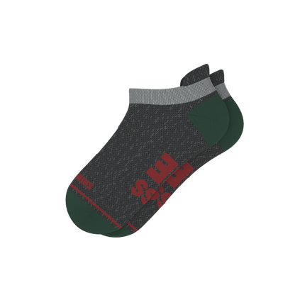 The Kiss Me There | Mistletoe Heel Hammock™ Ankle Socks