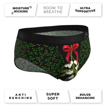 The Kiss Me There | Mistletoe Ball Hammock® Pouch Underwear Briefs