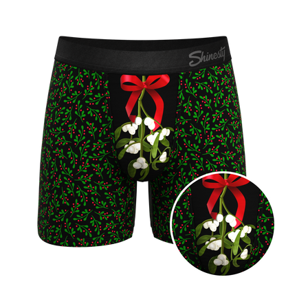 The Kiss Me There | Mistletoe Ball Hammock® Pouch Underwear