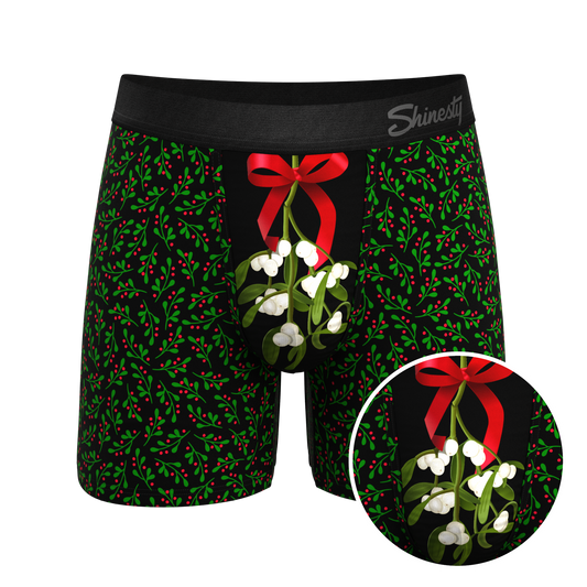 The Kiss Me There | Mistletoe Ball Hammock® Pouch Underwear