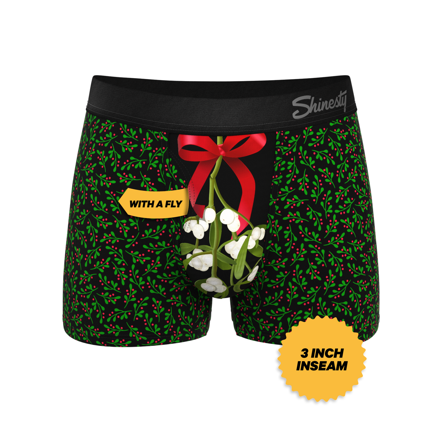 The Kiss Me There | Mistletoe Ball Hammock® Pouch Trunks Underwear