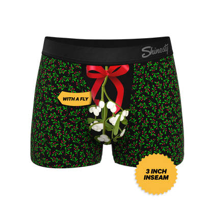 The Kiss Me There | Mistletoe Ball Hammock® Pouch Trunks Underwear