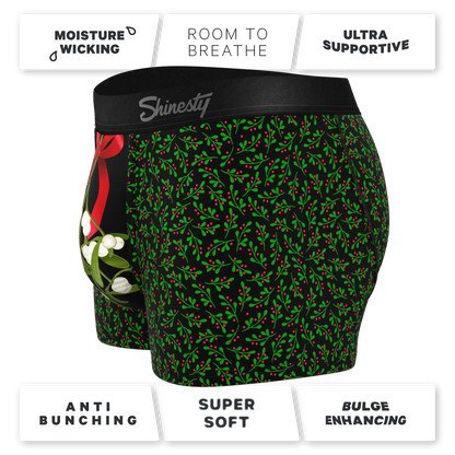 The Kiss Me There | Mistletoe Ball Hammock® Pouch Trunks Underwear