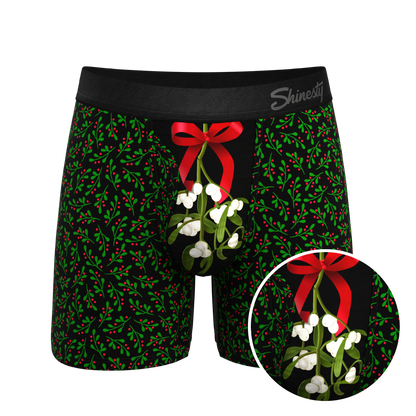 The Kiss Me There | Mistletoe Ball Hammock® Pouch Underwear With Fly