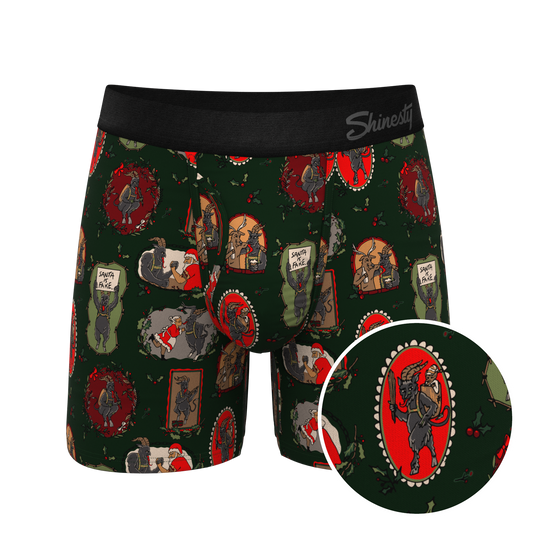 The King Krampus | Krampus Print Ball Hammock® Pouch Underwear With Fly