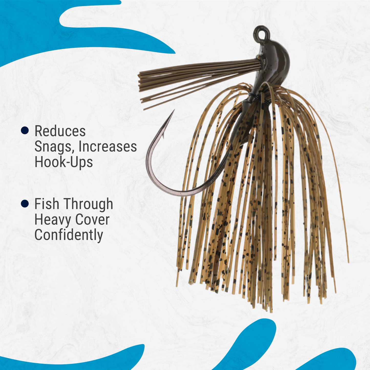 Reaction Tackle Lead Flipping Jigs- 3-PACK