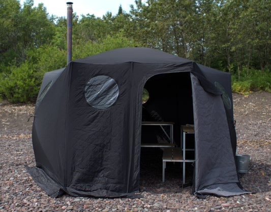 Portable Sauna Tent - Dome Tent - 8 People - Elite Experience Package