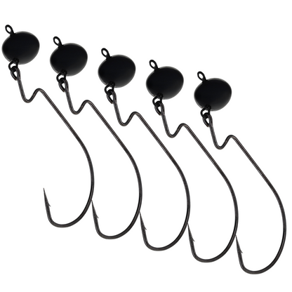 Reaction Tackle Lead Swing Football Jigs- 5-PACK