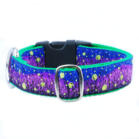 1″ Lightning Bugs Essential Dog Collar