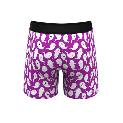 The Little Swimmers | Ghost Print Ball Hammock® Pouch Underwear With Fly