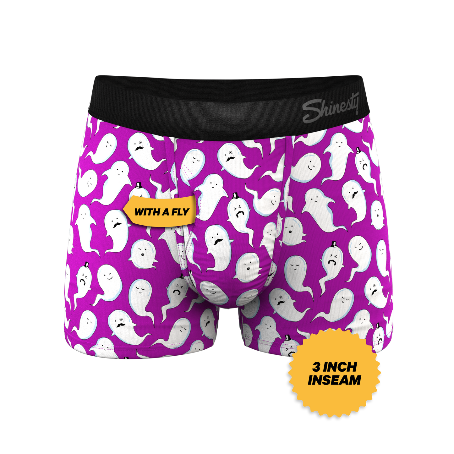 The Little Swimmers | Ghost Print Ball Hammock® Pouch Trunks Underwear