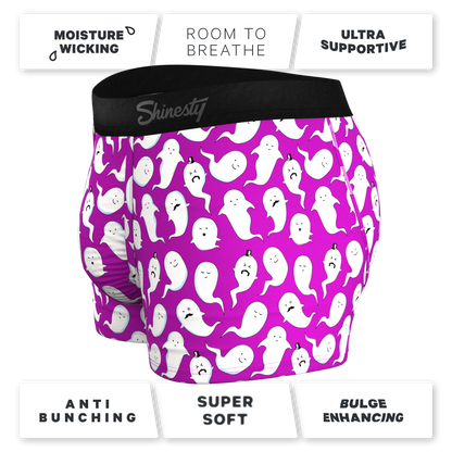 The Little Swimmers | Ghost Print Ball Hammock® Pouch Trunks Underwear