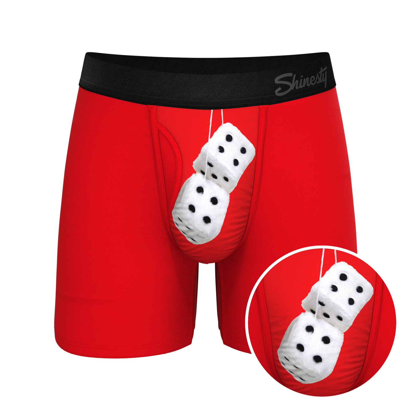 The Slice & Dice | Fuzzy Dice Ball Hammock® Pouch Underwear With Fly