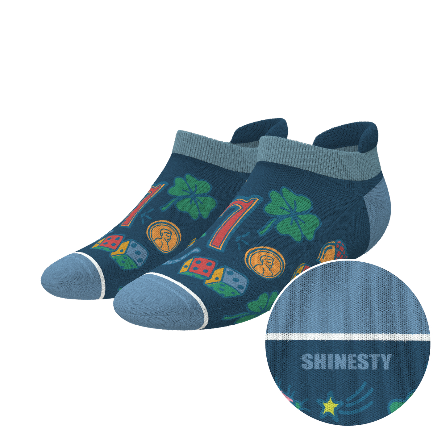 The Lucky Duck | Lucky Symbols Heel Hammock™ Ankle Socks