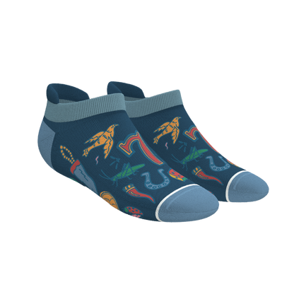 The Lucky Duck | Lucky Symbols Heel Hammock™ Ankle Socks