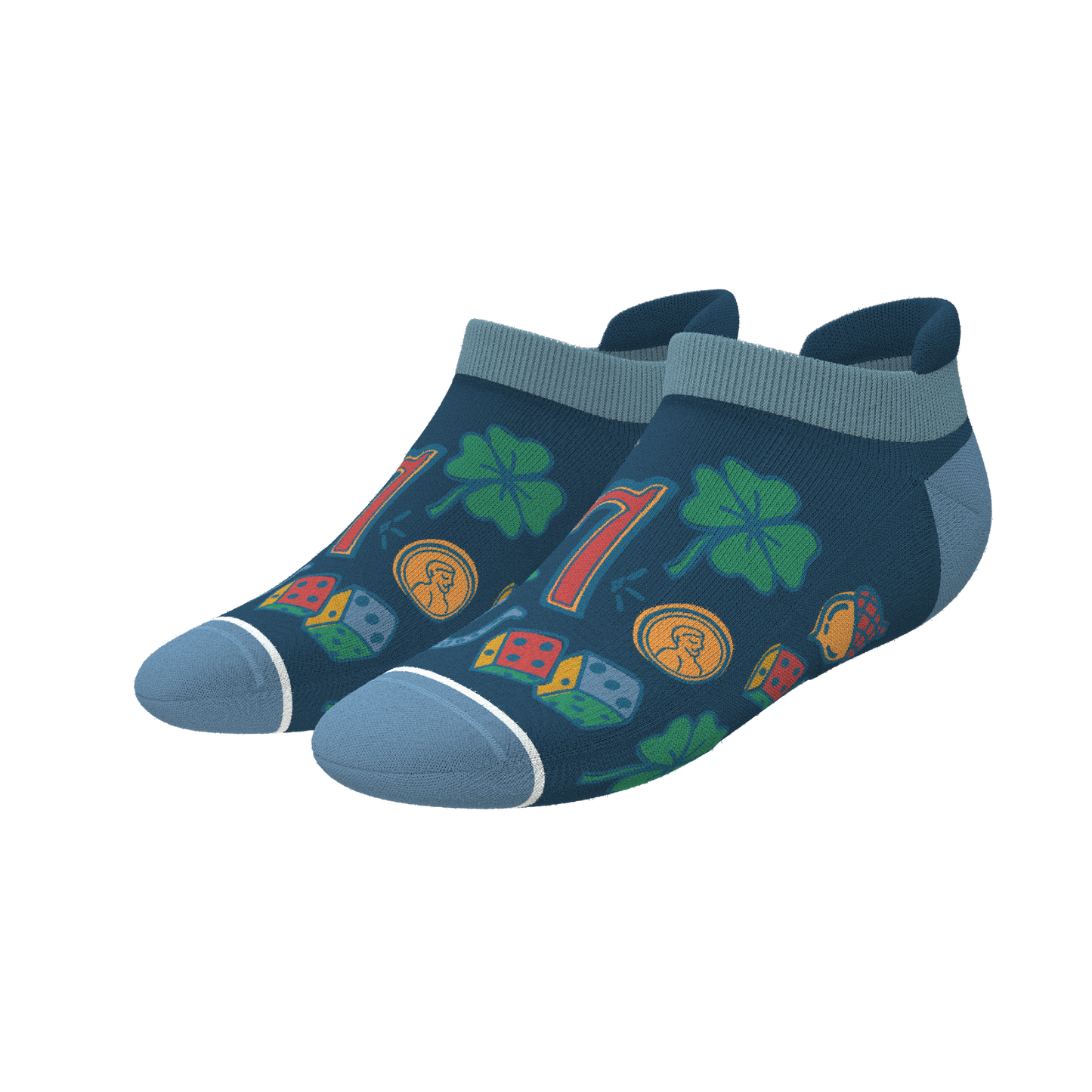 The Lucky Duck | Lucky Symbols Heel Hammock™ Ankle Socks