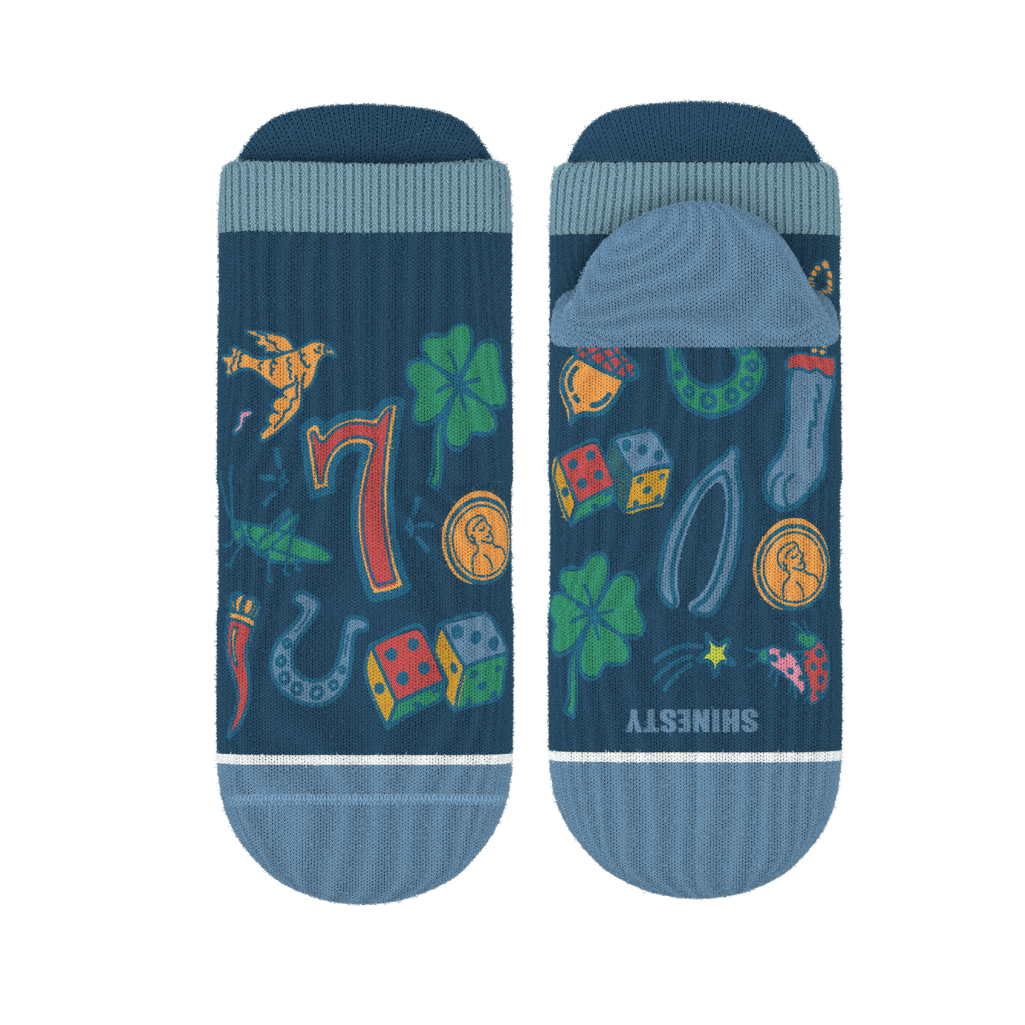 The Lucky Duck | Lucky Symbols Heel Hammock™ Ankle Socks