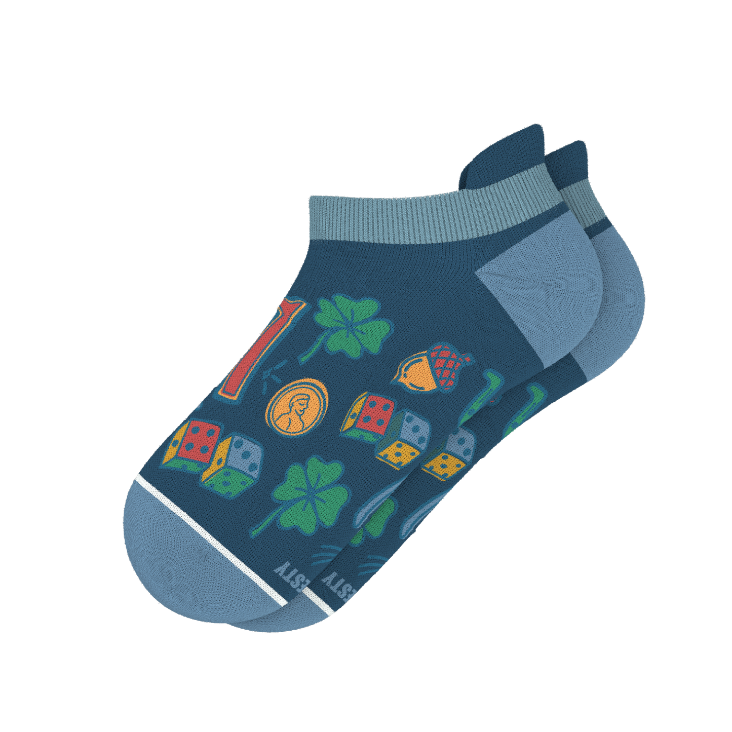 The Lucky Duck | Lucky Symbols Heel Hammock™ Ankle Socks