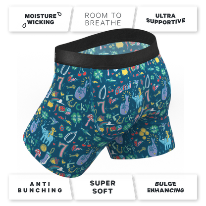 The Lucky Duck | Lucky Symbols Ball Hammock® Pouch Underwear With Fly