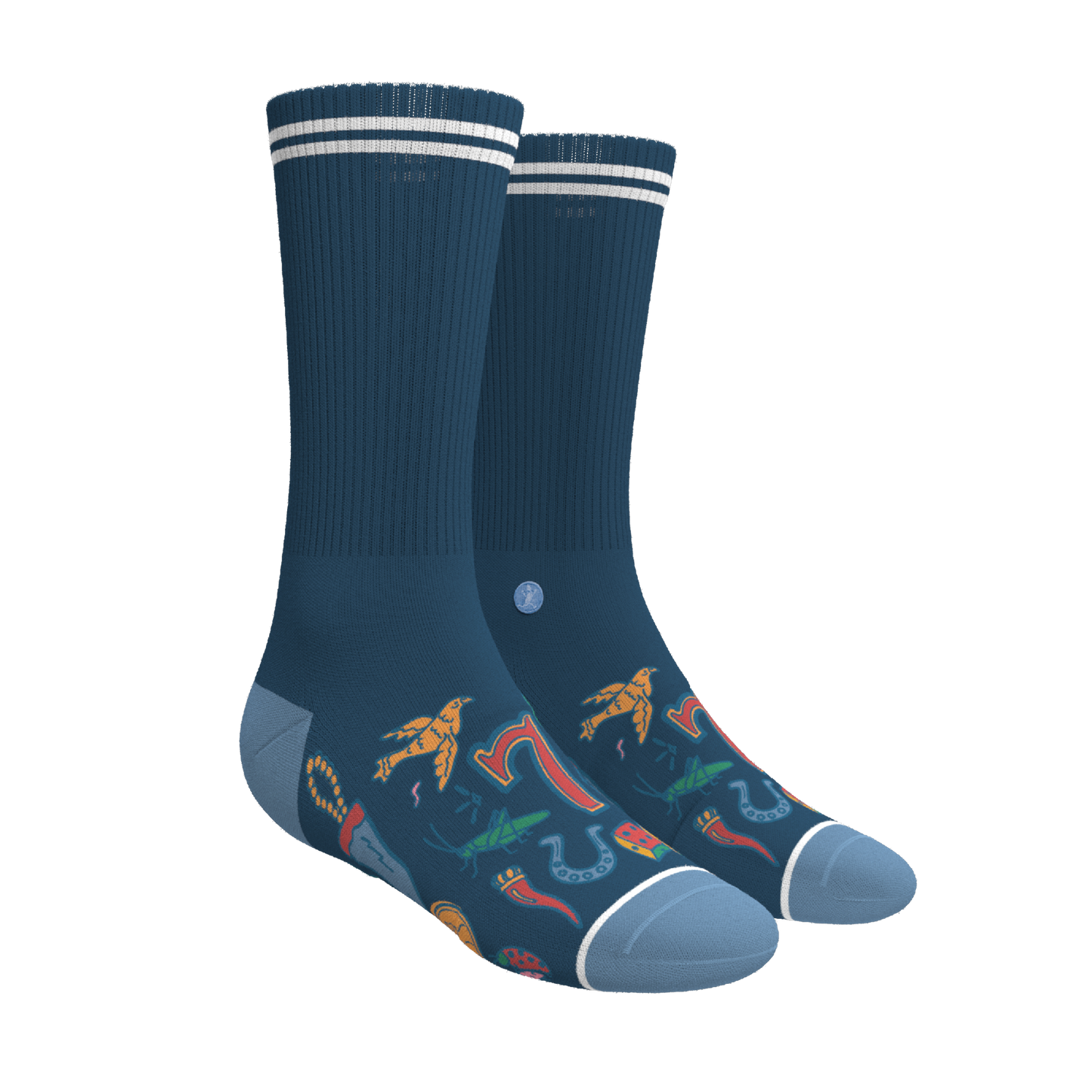 The Lucky Duck | Lucky Symbols Heel Hammock™ Crew Socks