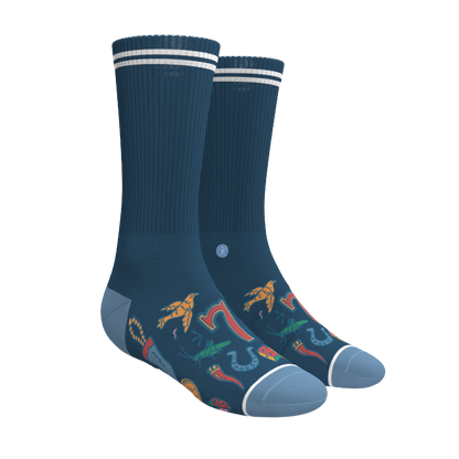 The Lucky Duck | Lucky Symbols Heel Hammock™ Crew Socks