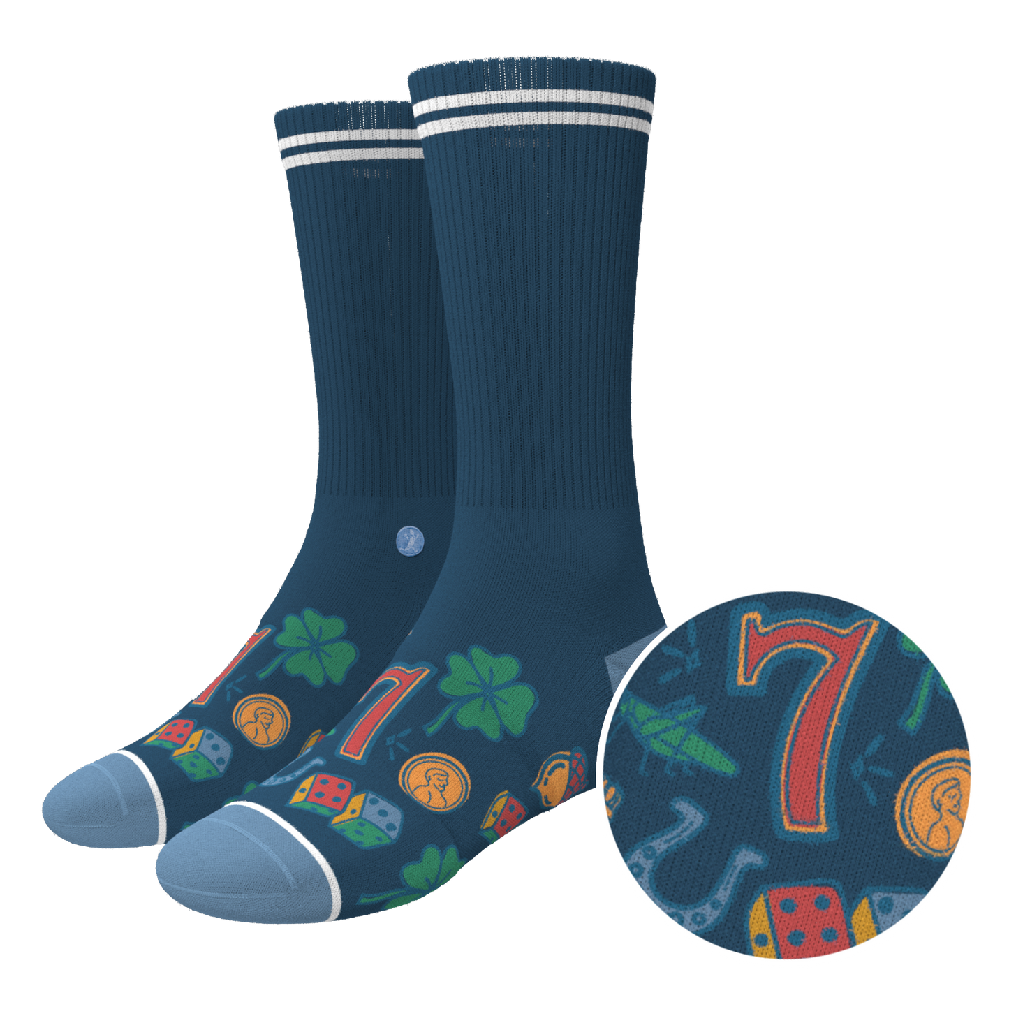 The Lucky Duck | Lucky Symbols Heel Hammock™ Crew Socks