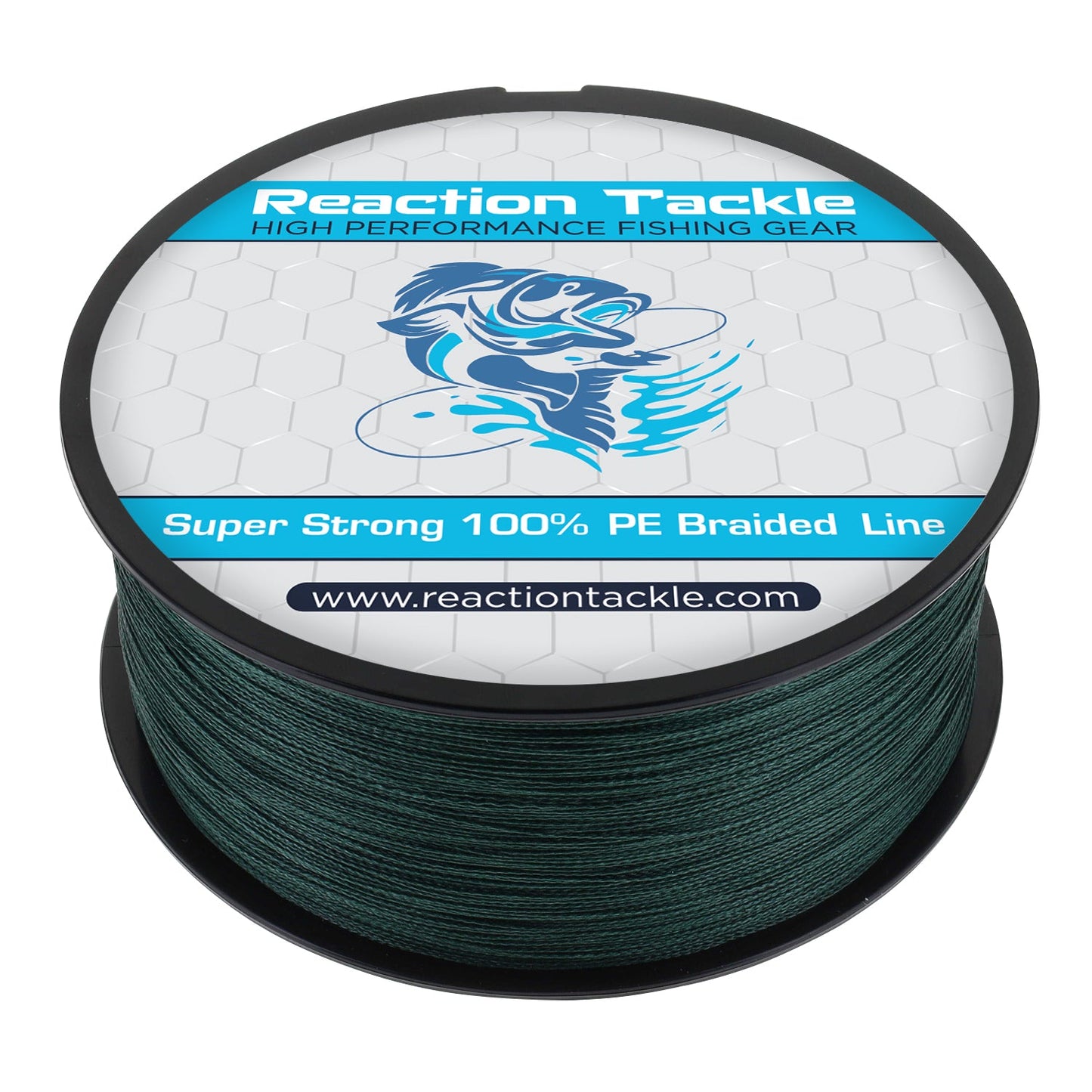 Reaction Tackle Braided Fishing Line - Moss Green